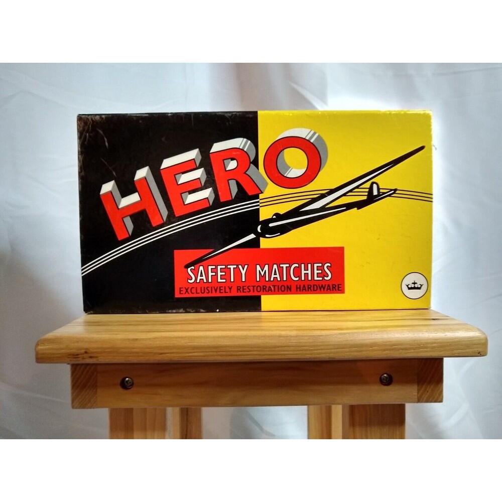 Vintage Hero Safety Matches